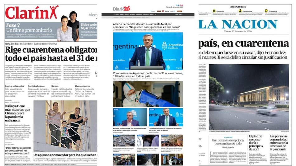 Tapas diarios,viernes 20 de marzo de 2020