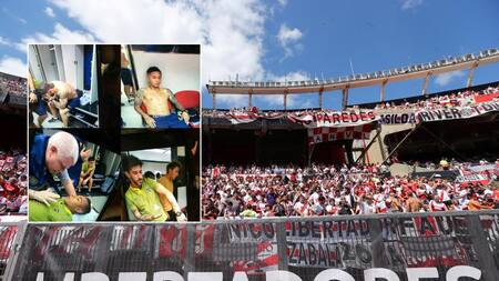 River vs. Boca, Monumental, jugadores heridos, Copa Libertadores, Reuters y NA