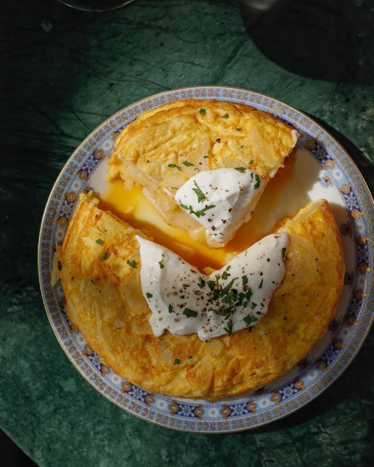 Tortilla de papa. Foto Instagram @condarco_