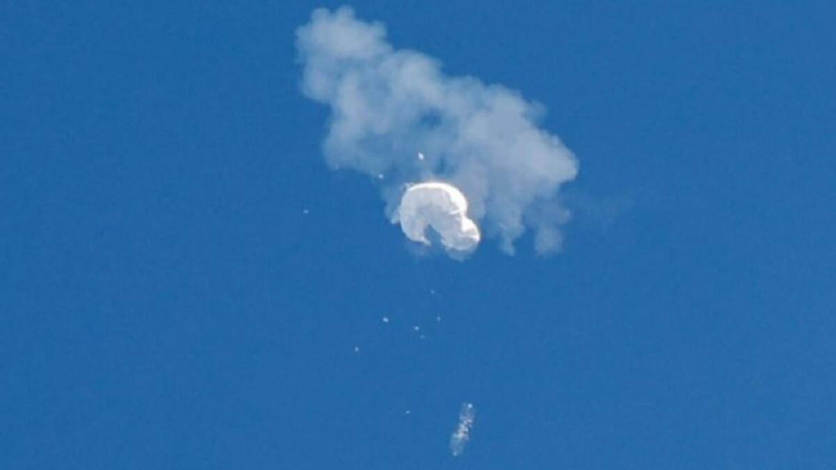 El globo chino causó gran tensión entre Estados Unidos y China. NA