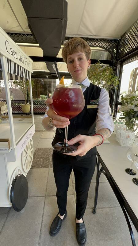 Día Mundial del Malbec. Tragos a base a Malbec en el Hotel Intercontinental. Foto: Pato Daniele