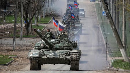 Conflicto Rusia-Ucrania, Guerra, tanques rusos, AFP