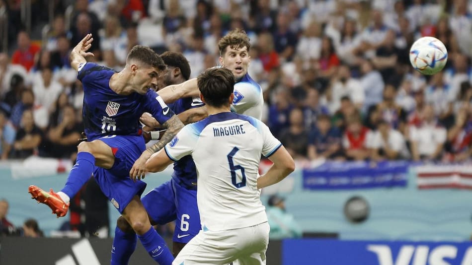 Inglaterra vs Estados Unidos, Mundial Qatar 2022. Foto: REUTERS