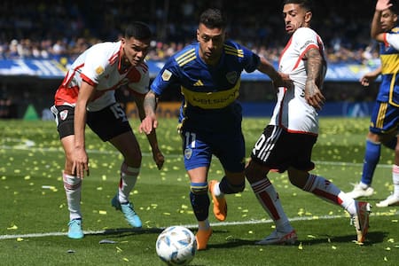 Lucas Janson; Superclásico; Boca vs. River. Foto: Télam.