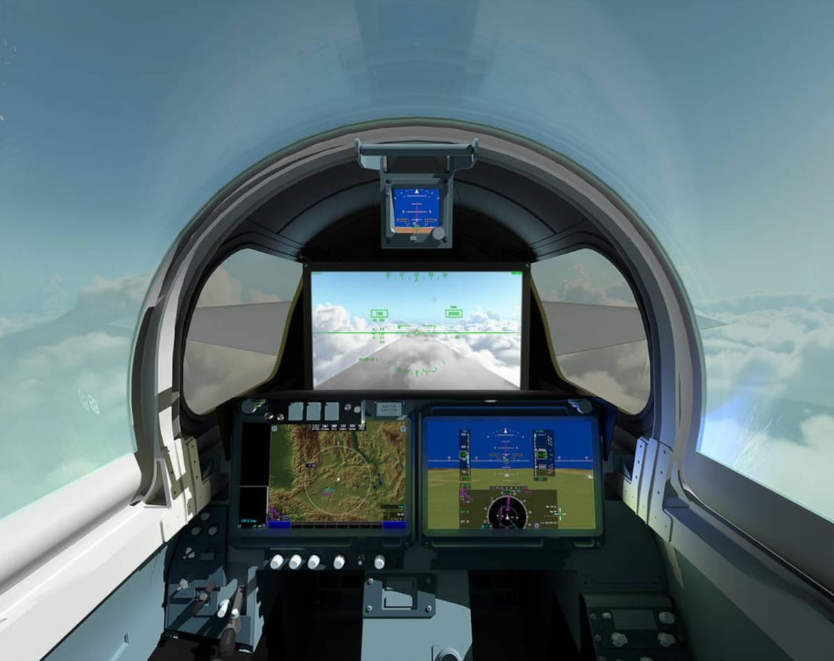 Primer avión supersónico X-59, avión