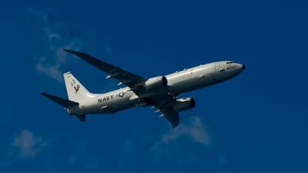 El P-8 Poseidón de Boeing. Foto: X.