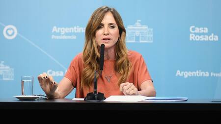 La ministra de Desarrollo Social, Victoria Tolosa Paz, NA