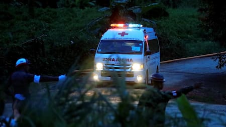 Rescate de niños en cueva de Tailandia (Reuters)