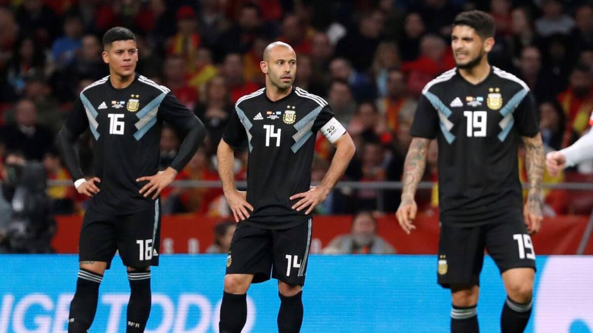 España vs. Argentina - Derrota - Amistoso FIFA - Mundial Rusia 2018 (Reuters)