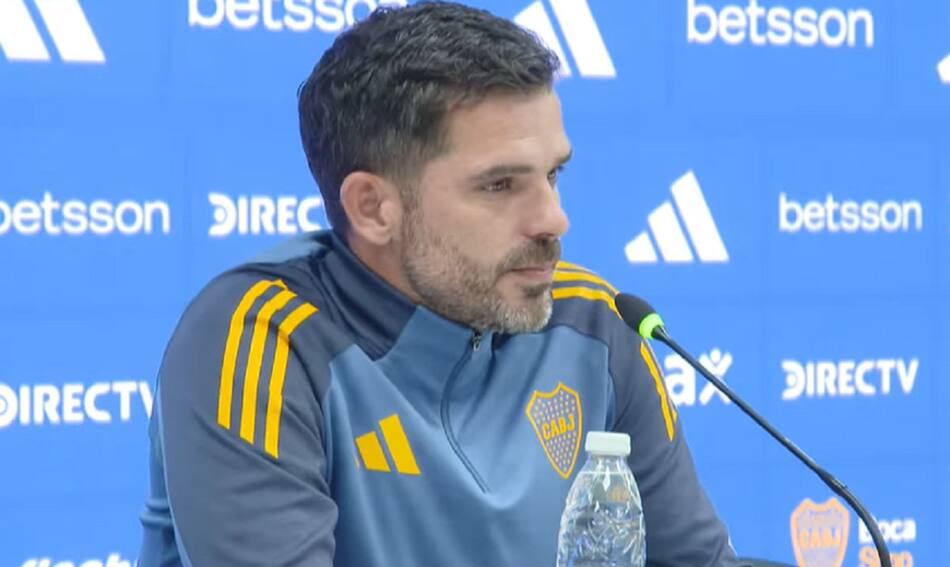 Fernando Gago, entrenador de Boca Juniors. Foto: captura