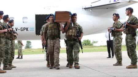 Restos combatiente Malvinas - Córdoba