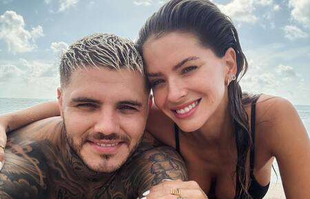 La China Suárez y Mauro Icardi. Foto: Instagram.