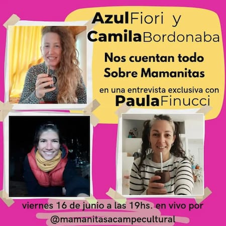 La promoción del stream del espacio Cultural Mamanitas. Foto: Cultural Mamanitas.