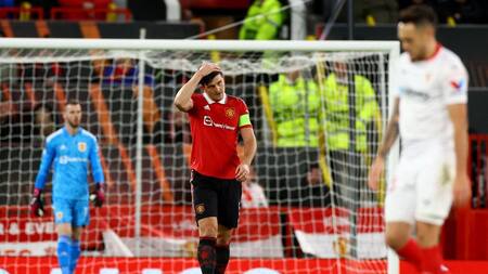 Harry Maguire; Manchester United vs. Sevilla. Foto: Reuters.