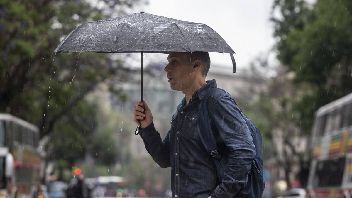 Lluvias y tormentas en la Ciudad de Buenos Aires.