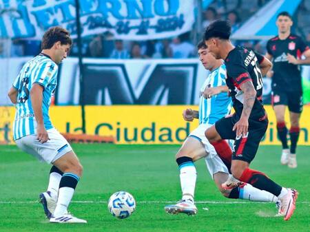 Liga Profesional de Fútbol, Racing vs. Estudiantes. Foto: NA.