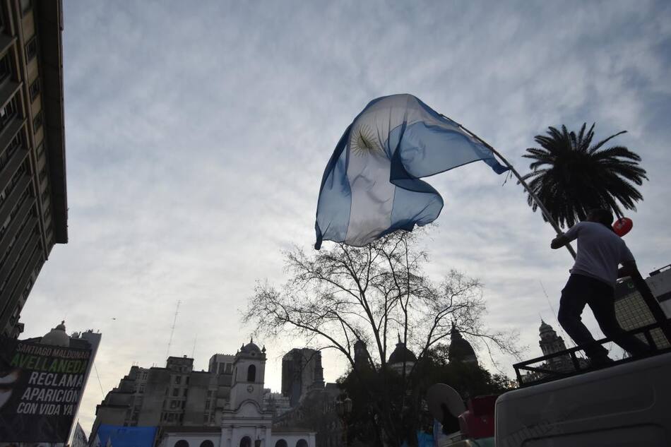 Marcha por Santiago Maldonado en Plaza de Mayo (NA)