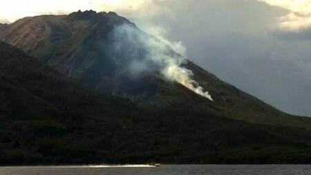 Incendio en Cerro Catedral