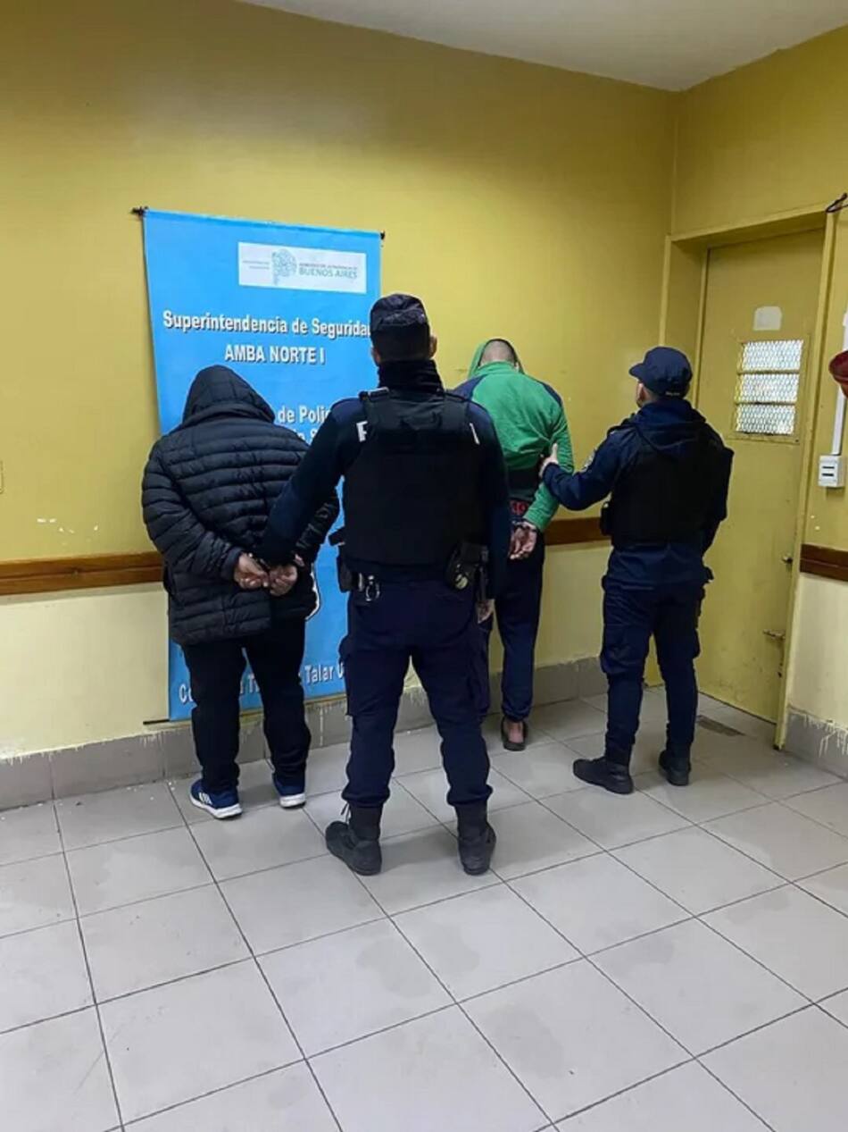 Los detenidos. Foto: NA