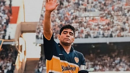 Último partido de Diego Maradona. Foto: Redes