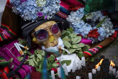 Ñatitas milagrosas en Bolivia. Foto: Reuters.