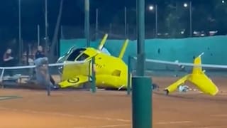 Habló la mujer que sobrevivió a la caída del helicóptero en Palermo: “Es un milagro enorme”