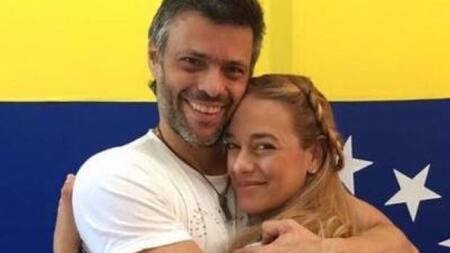 Leopoldo López y Lilian Tintori