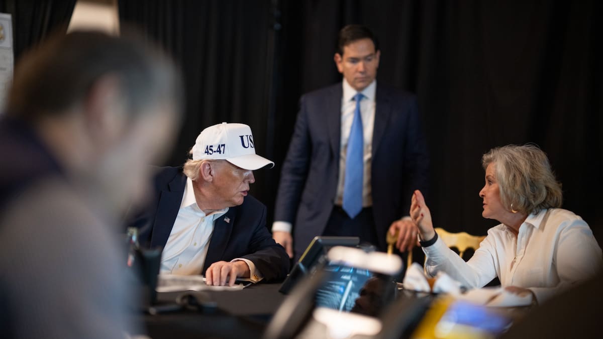 Donald Trump siguió el operativo en Irán desde Mar-A-Lago.