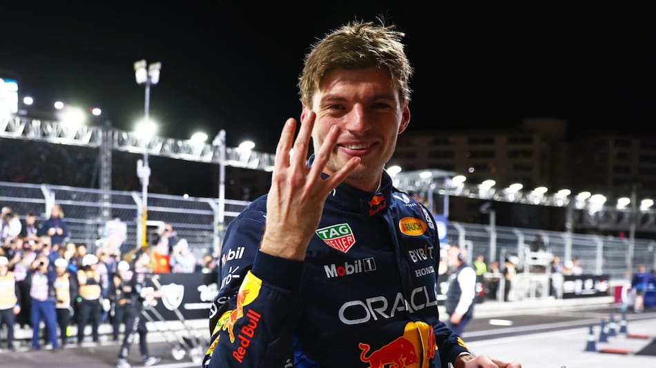 Max Verstappen, tetracampeón de la Fórmula 1. Foto: X @F1.