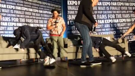 Michael Fox sufrió una fuerte caída en el escenario y preocupó a todos sus fanáticos