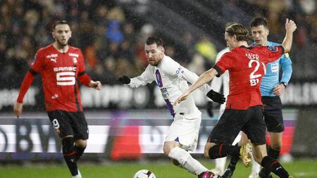 Lionel Messi; Stade Rennais-PSG. Foto: Reuters.