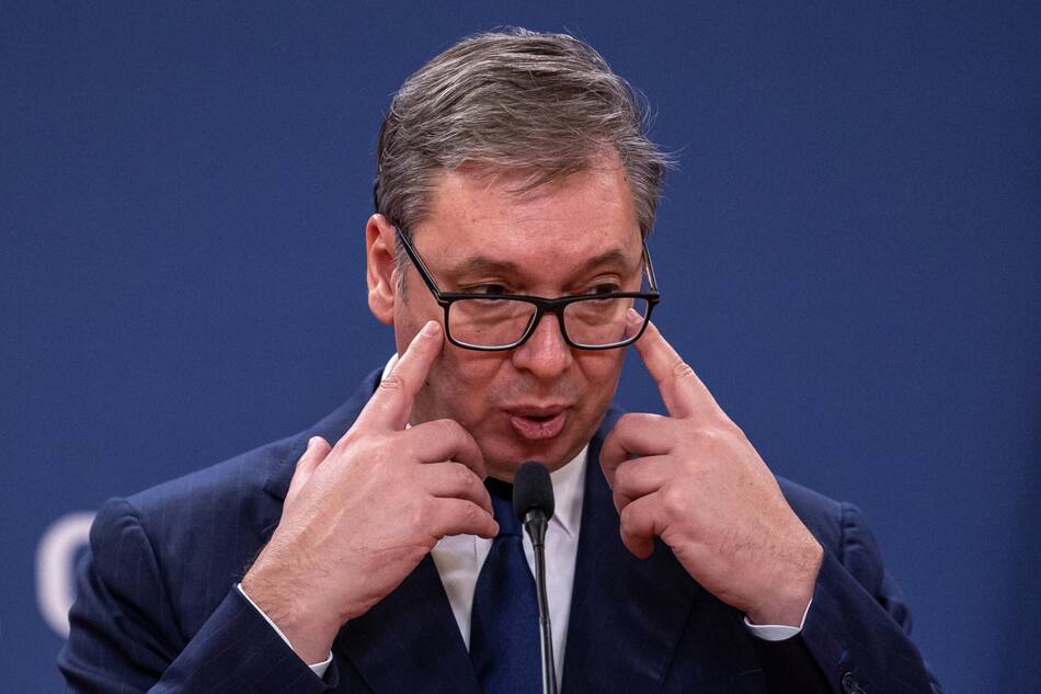 Aleksandar Vucic, presidente de Serbia. Foto: Reuters.