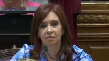 Cristina Kirchner en el Senado