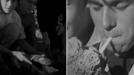 "Rocas humeantes". Foto: captura video AGN