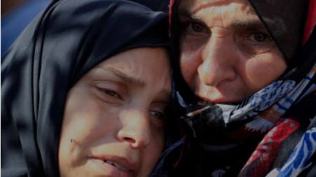 Denuncia de genocidio en Gaza. Foto: France 24