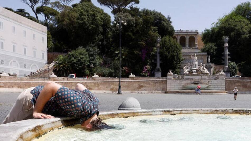 Ola de calor, verano. Foto: Reuters.