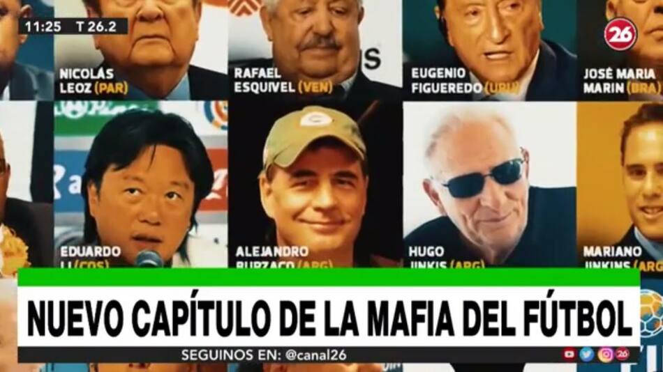 FIFA Gate - corrupción en derechos de televisacion - CANAL 26