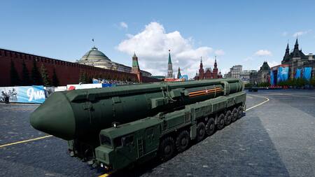 Sistema de misiles balísticos intercontinentales Yars de Rusia. Foto: Reuters.