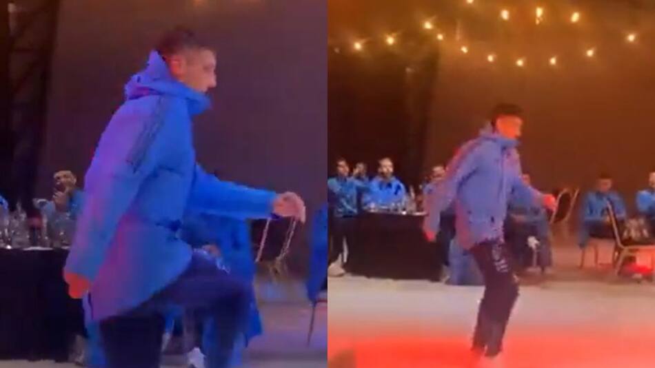 Alejo Véliz bailando malambo. Foto: captura.