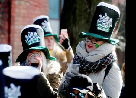 Festejos de San Patricio en Lituania (Reuters)