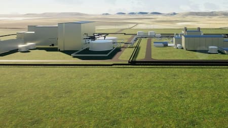 Planta nuclear de TerraPower, compañía de Bill Gates. Foto: nucnet.org