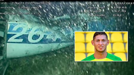 Avión accidentado de Emiliano Sala