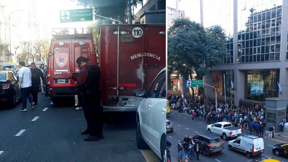 Tensión por amenaza de bomba en edificio anexo de Diputados - Foto: Twitter