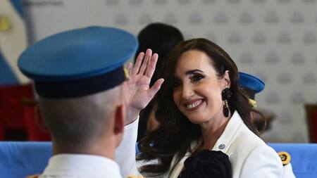 Victoria Villarruel en el Congreso. Foto: NA/Maximiliano Luna