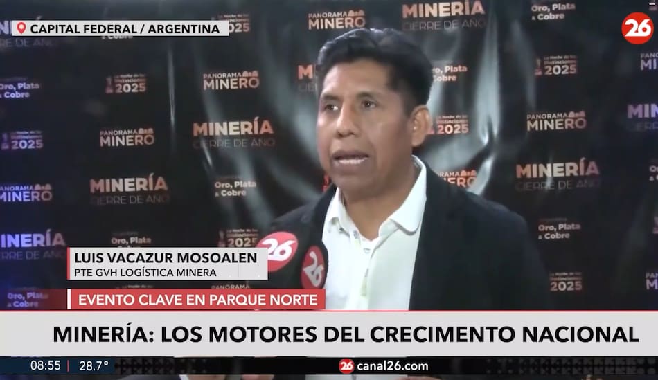 Seminario de Cobre, oro y plata en la Argentina.