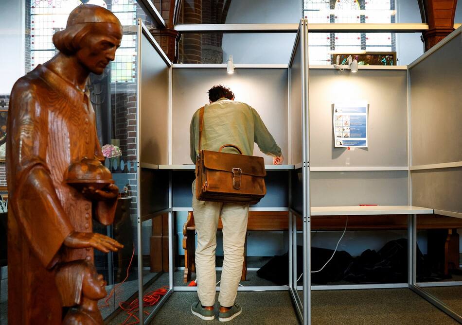 Países Bajos elije a sus representantes ante el Parlamento Europeo. Foto: Reuters