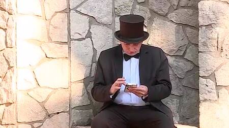 Mago sin Dientes en la Quinta de Olivos.