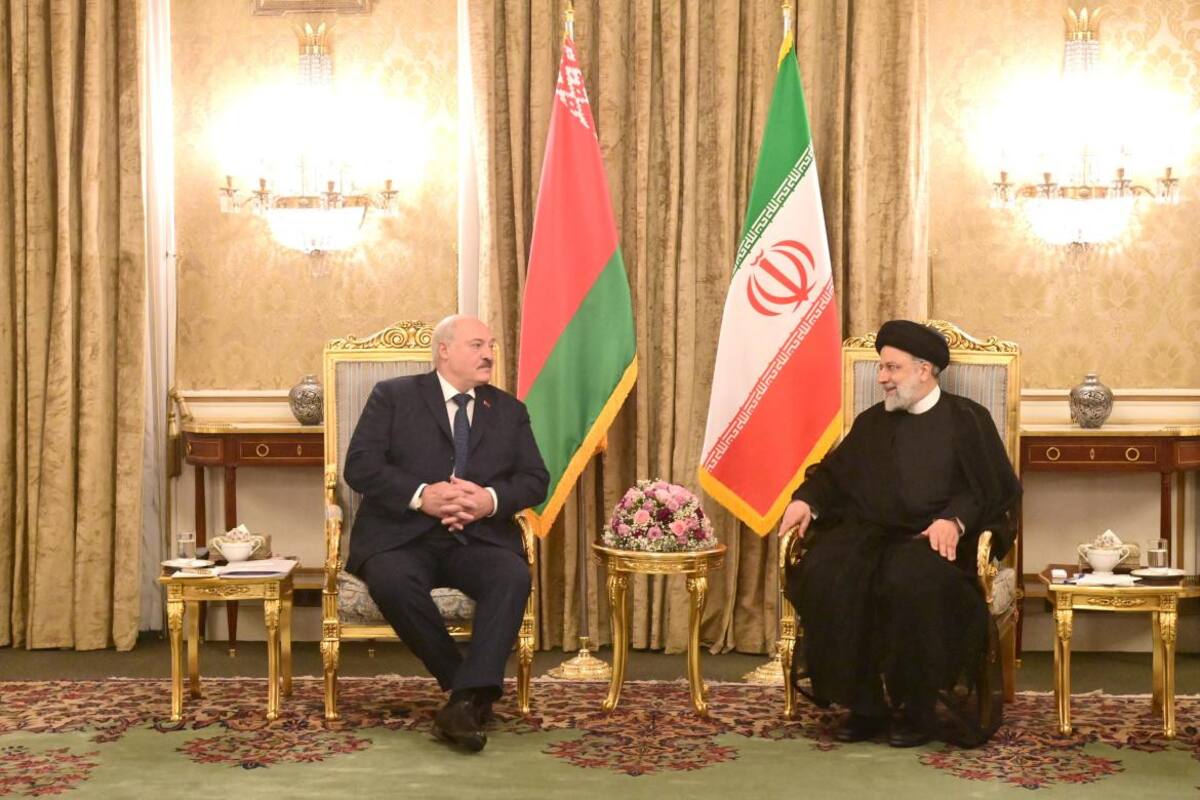 Alexander Lukashenko y Ebrahim Raisi. Foto: Reuters.
