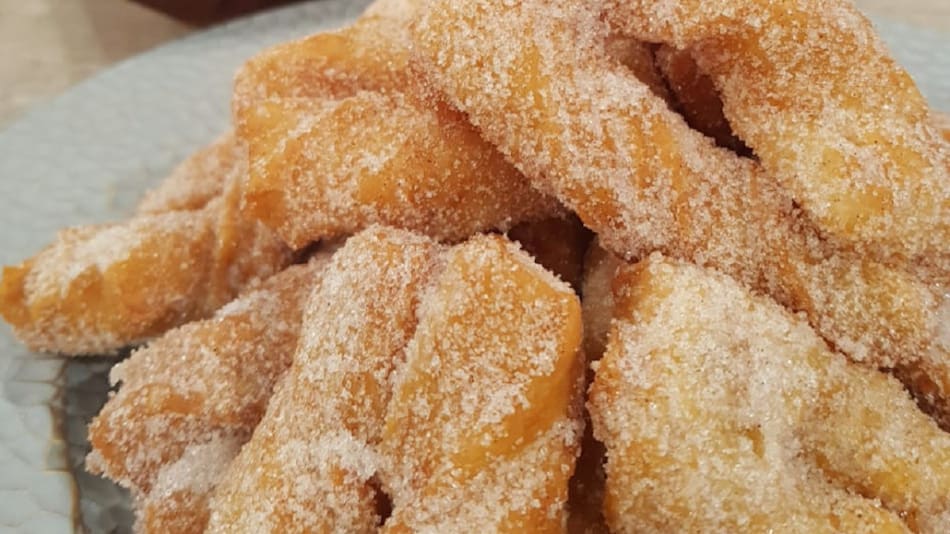 Torta frita alemana. Foto: Cocineros Argentinos