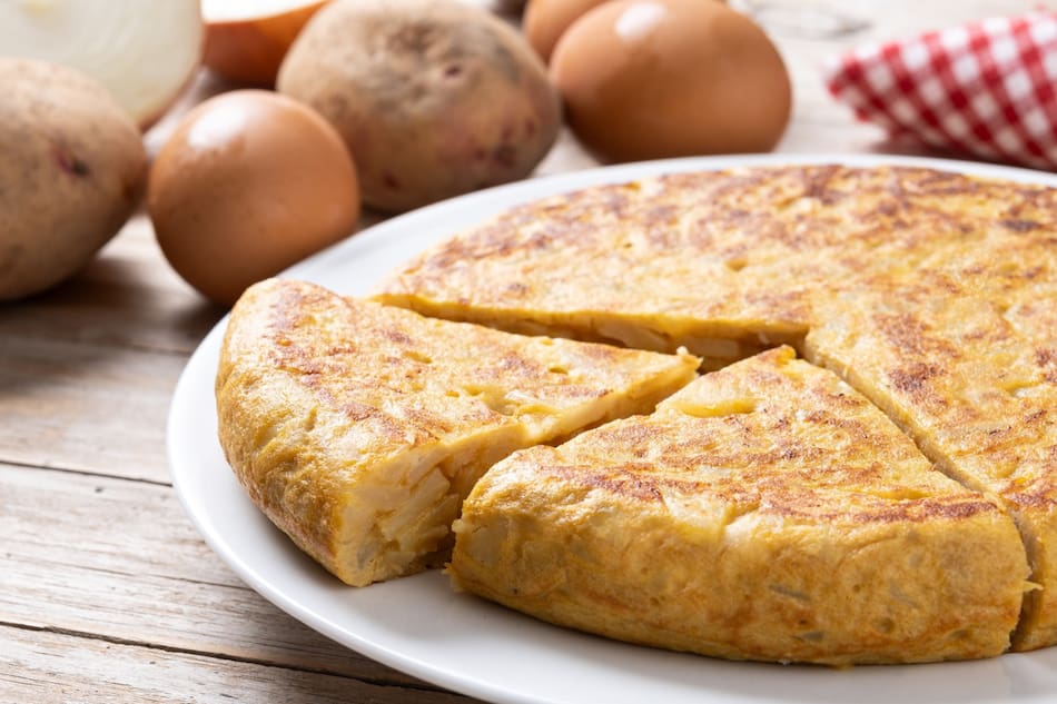 Tortilla de papa. Foto: Freepik